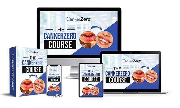 online course displayed on different devices with boxed package.